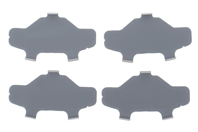 Комплект протискрипних пластин (передніх) Dacia Logan/Sandero 1.0-1.6 04-/Renault Clio 1.2-1.9 98- FRENKIT