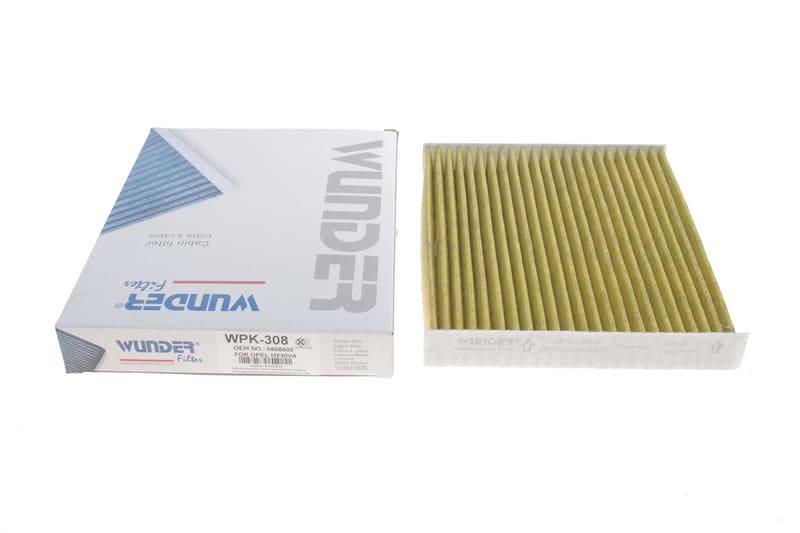 Фильтр салона Opel Meriva A 03-10 (угольный) WUNDER FILTER