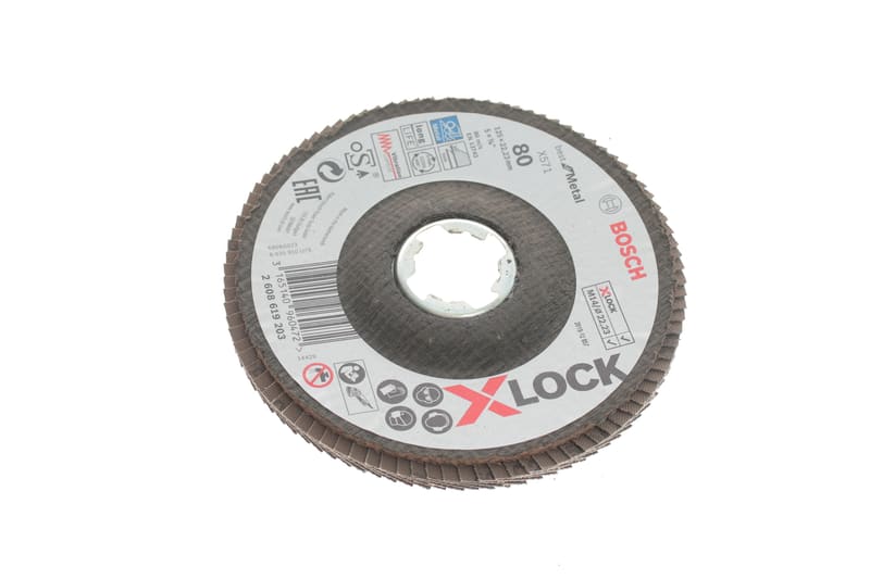 Круг зачисной 125x8x22,23 мм X-LOCK X571 Best for Metal BOSCH