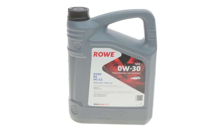 Масло 0W30 HIGHTEC SYNT RS HC-C2 (4L) (9.55535-DS1/GS1/IVECO 18-1811 SC1 LV/PSA B71 2312) (ACEA C2) ROWE