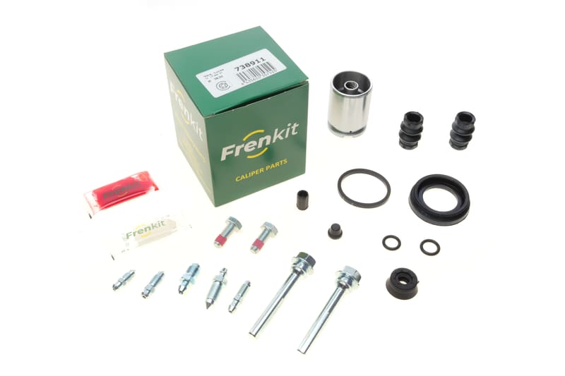 Ремкомплект суппорта (заднего) VW Caddy 03- (d=38mm) (+поршень/направляющая) (Lucas) FRENKIT