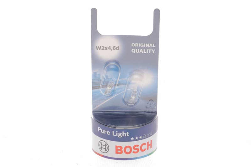 Автолампа W1.2W 12V 1.2W W2x4.6d Pure Light (BL/к-кт 2шт.) BOSCH