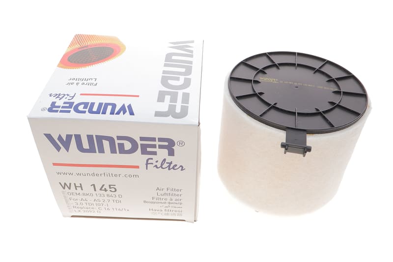 Фільтр повітряний Audi A4/A5 2.7-3.2TFSI 07- WUNDER FILTER