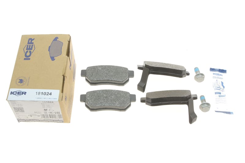 Колодки тормозные (задние) Honda Civic V/VI 91-00/CRX III 92-98/Jazz III/IV 02-/City V 08- ICER
