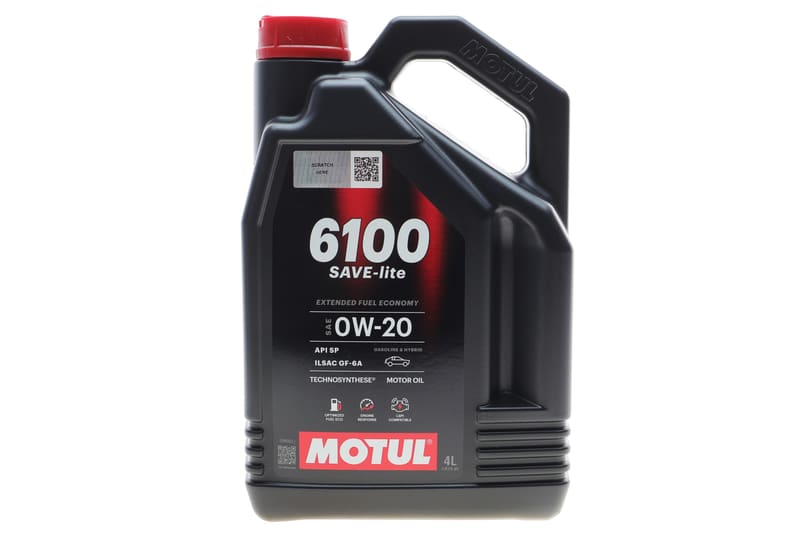 Масло 0W20 6100 Save-lite (4L) (PERFORMANCE SP/ILSAC GF-6A) (113136) MOTUL