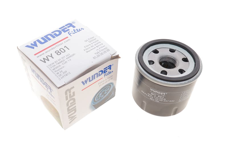 Фильтр масляный Renault Kangoo 1.2 97-09 (бензин) WUNDER FILTER