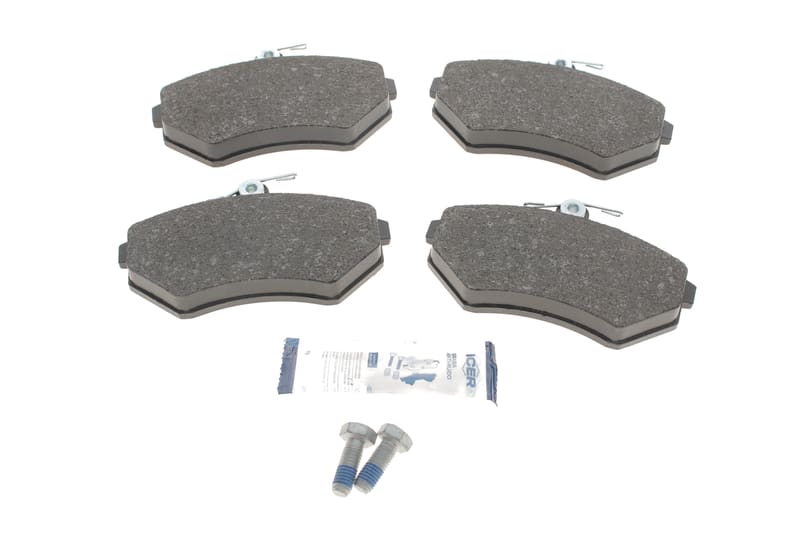 Колодки гальмівні (передні) Seat Cordoba/Ibiza/Toledo 93-02/VW Golf 86-02/Passat B2/B3/B4 85-97 ICER