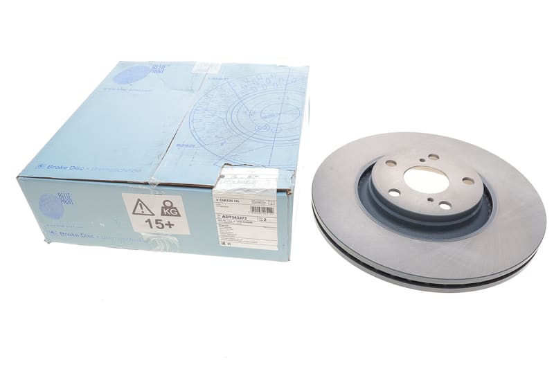 Диск гальмівний (передній) Toyota Avensis/Verso 08- (320x26) BLUE PRINT
