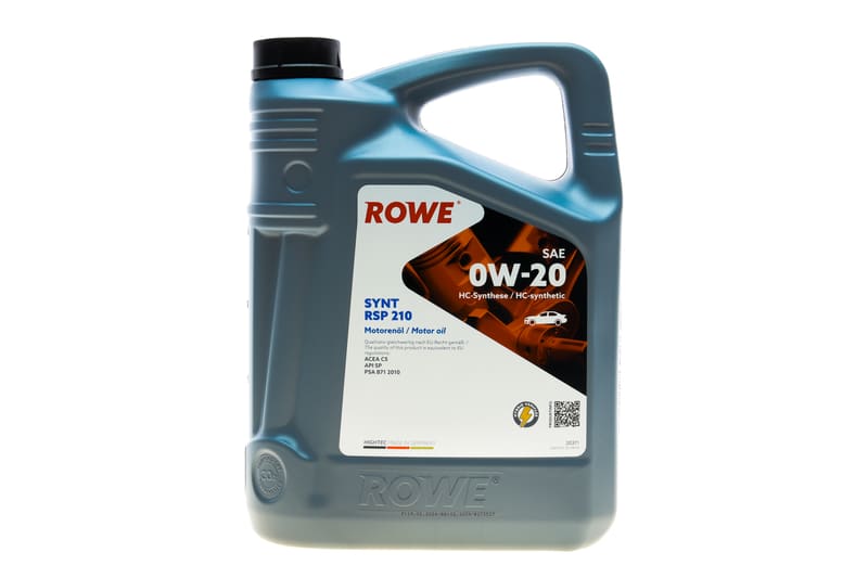 Олива 0W20 HIGHTEC SYNT RSP 210 (5L) (ACEA C5) (API SP) PSA B71 2010 ROWE