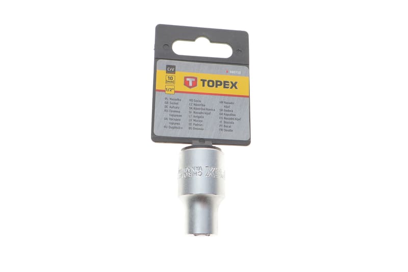 Головка торцева 1/2" 10 мм TOPEX