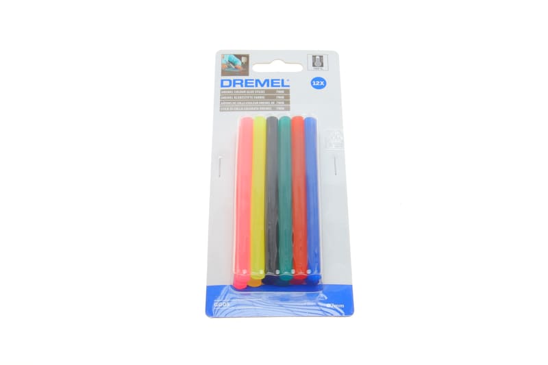 Стрижень клейовий різнокольоровий Ø7x100 mm 12 од. Dremel BOSCH