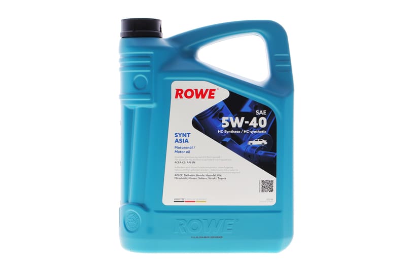 Масло 5W40 HIGHTEC SYNT ASIA (4L) (ACEA C3) (API SN/CF) ROWE
