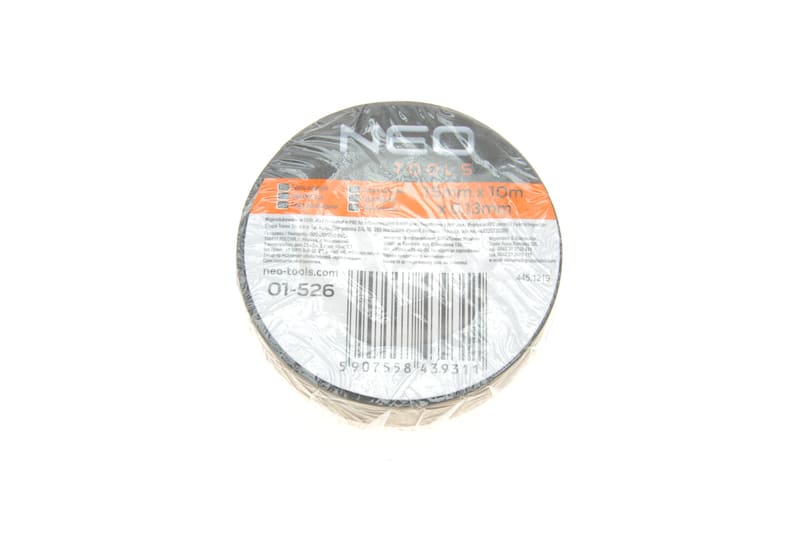 Лента изоляционная 15x0,13 mm 10 m (черная) NEO TOOLS