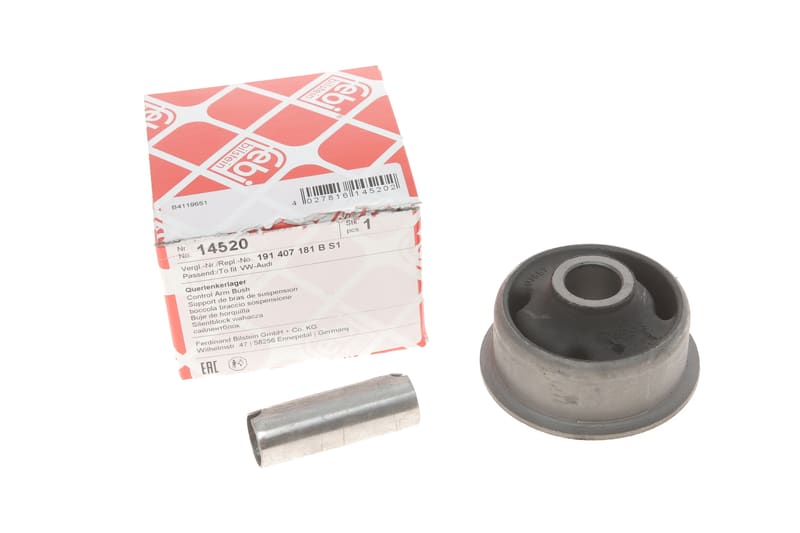 Сайлентблок рычага (переднего/сзади) VW Caddy 95-04 (с втулкой) FEBI BILSTEIN