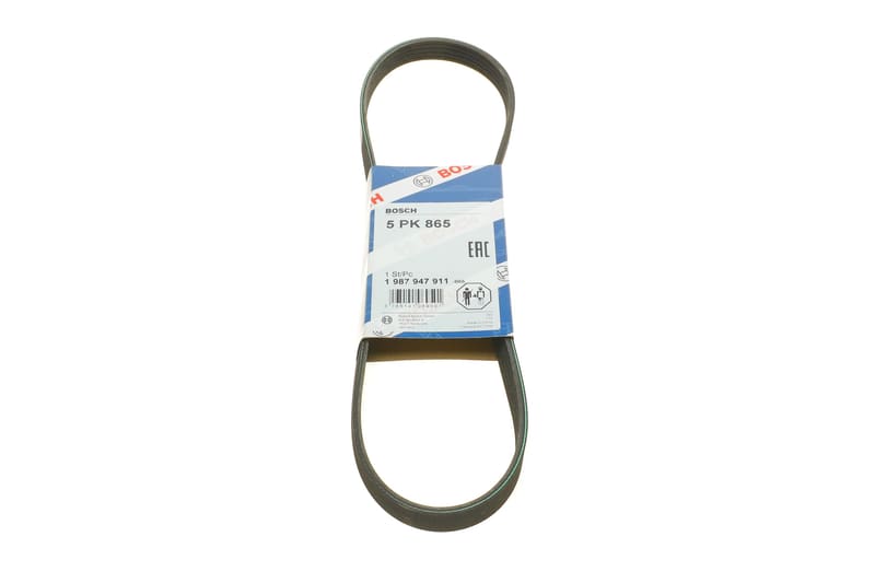 Ремінь генератора BMW 3 (E46)/5 (E39)/7 (E38) 95-05 (5PK865) (M52/M54) BOSCH