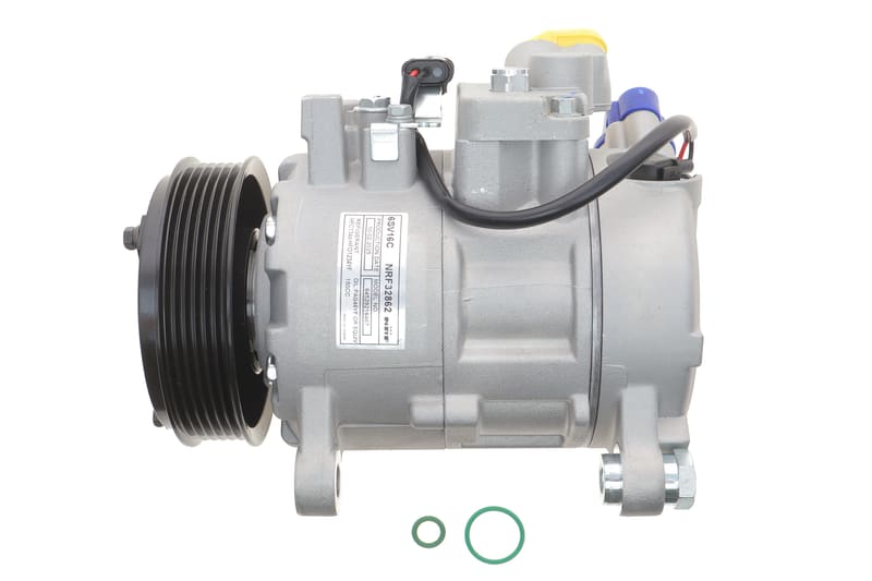 Компресор кондиціонера BMW 3 (F30/F80) 2.0i/3.0d (N57/N26/N57/N20) 12- (6PK/d=110mm) NRF