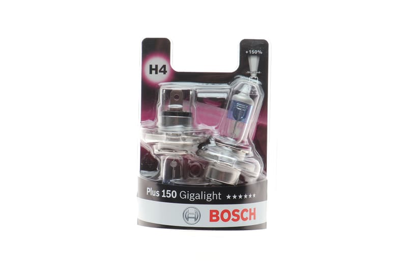 Автолампа H4 12V 60/55W P43t Plus 150 Gigalight DBL BOSCH