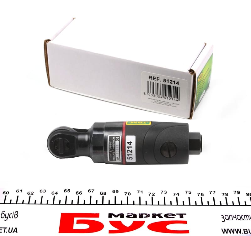 Трещотка пневматическая 1/4" 40,7 Нм JBM
