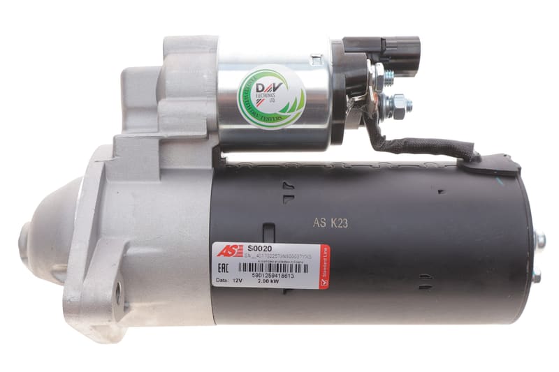 Стартер Toyota Avensis 2.0 D 97-03 (12V/2.0kw) (z=9) AS