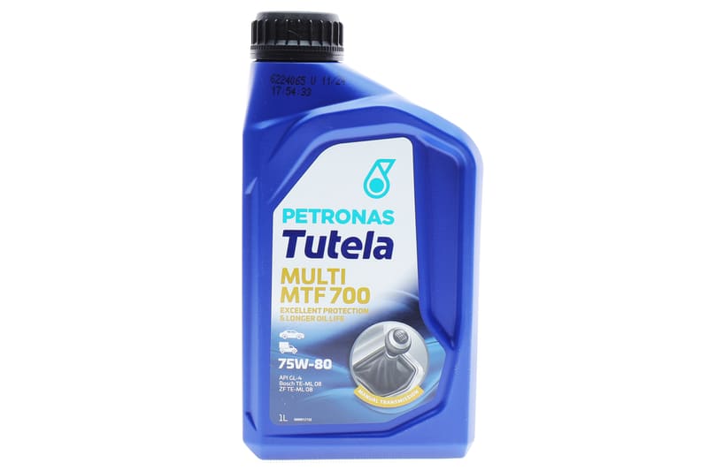 Масло 75W80 TUTELA MULTI MTF 700 (1L) (API GL-4/Fiat 9.55550-MZ12/BMW MTF LT-2/LT-3/LT-4) PETRONAS