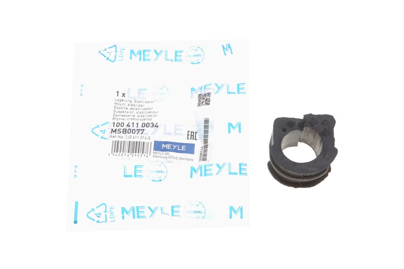 Втулка стабілізатора (переднього) Audi A3/TT/Skoda Octavia/Bora/VW Golf (d=23mm) MEYLE