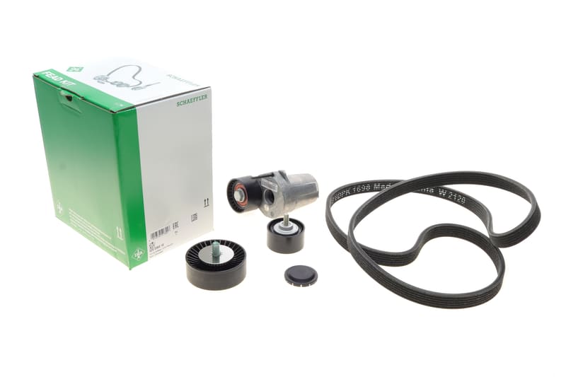 Комплект ременя генератора BMW 3 (E90/E91/E92/E93) 2.0/3.0D 04-13 (6PK 1698) N47D20 INA