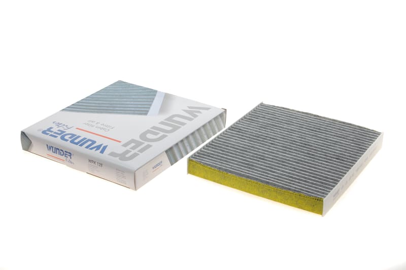 Фильтр салона VW Golf 1.2-1.4TSI/1.6-2.0TDI 12- (угольный) WUNDER FILTER