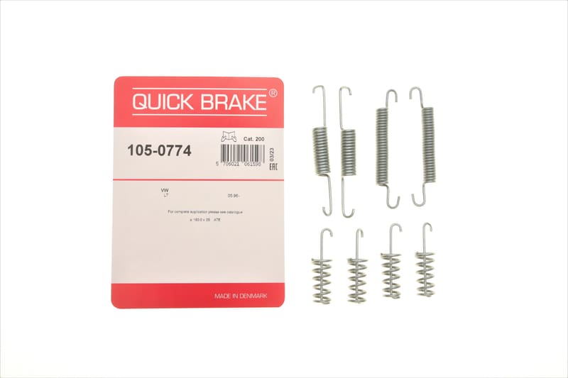 Комплект пружинок колодок ручника VW LT 28-35/MB Sprinter 208-316 (160x25) (Ate) QUICK BRAKE