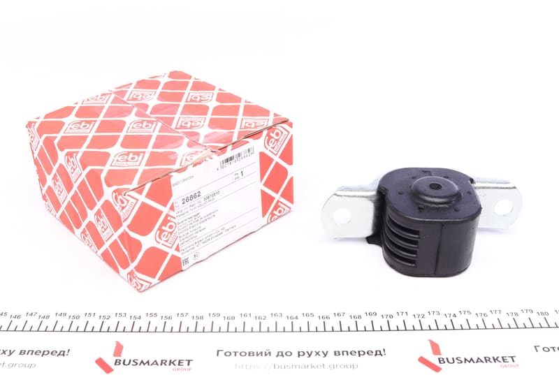 Сайлентблок важеля (переднього/ззовні) Mitsubishi Carisma/Volvo S40 95-04 (L) FEBI BILSTEIN