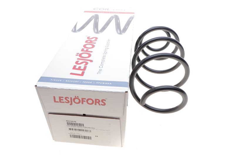 Пружина (передня) Citroen Berlingo/Peugeot Partner 1.6/1.6HDi 08- (+AC) (фургон) (без посил.ход.ч) LESJOFORS