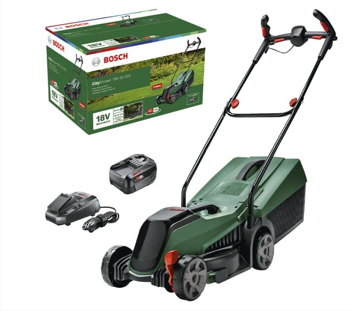 Газонокосарка акумуляторна CityMower 18V-32-300/31L/300м2 знято з постачання BOSCH
