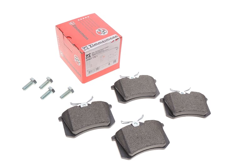 Колодки тормозные (задние) VW Caddy III 04-/Peugeot 308 07-/Citroen C4 04- (Lucas) (87.2x53.1x17.0) ZIMMERMANN