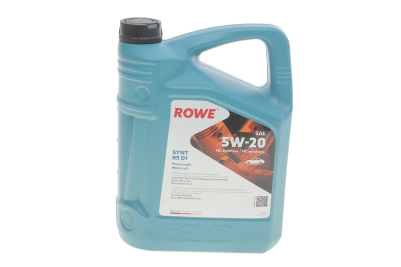Масло 5W20 HIGHTEC SYNT RS D1 (5L)(WSS-M2C945-A/-B1/960-A1/MS6395/dexos1 Gen 2)(API SP RC/SN PLUS RC ROWE
