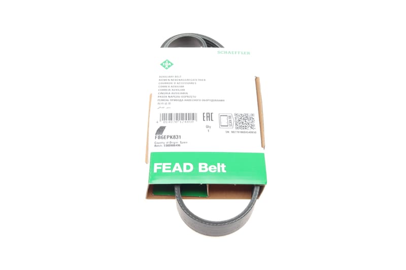 Ремінь генератора Ford Transit 2.0Di/TDCi 00- (-AC) (6PK831) INA