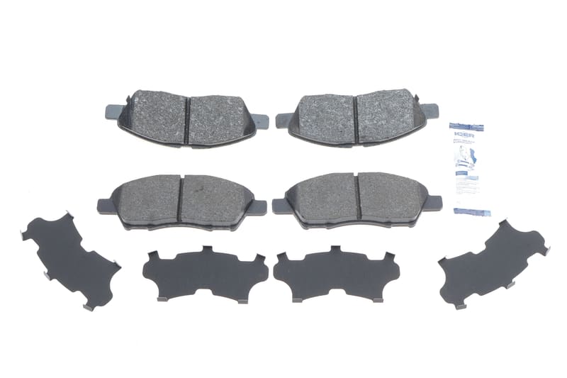 Колодки тормозные (передние) Nissan Almera/Micra/Note/Sunny 10-/Tilda 07-12 ICER