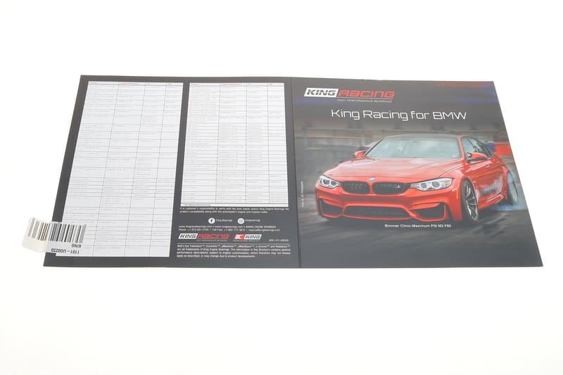 Брошура King BMW Racing KING
