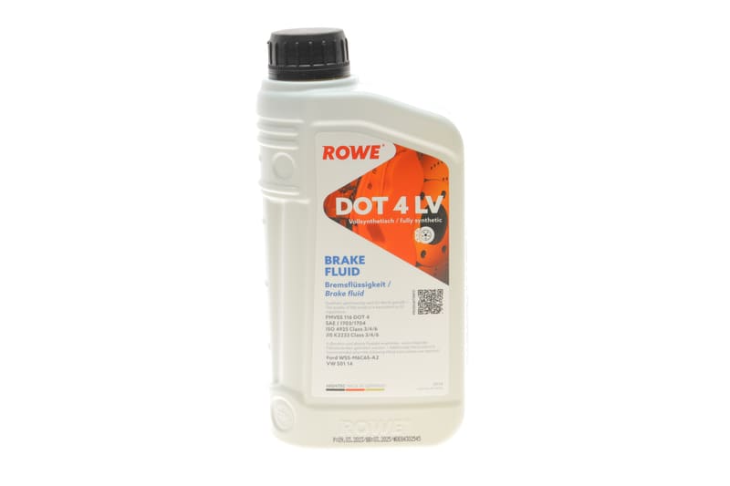 Рідина гальмівна HIGHTEC BRAKE FLUID DOT 4 LV (1L) (ABS/ESP) ROWE