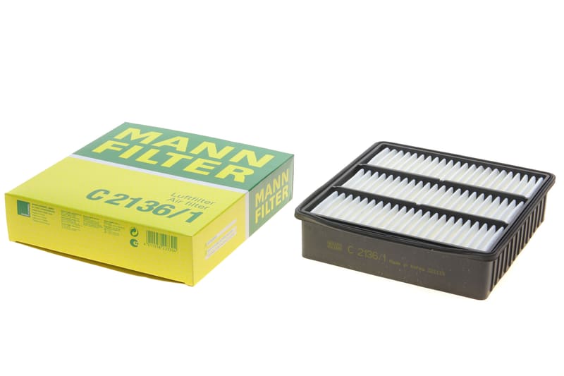 Фильтр воздушный Mitsubishi Colt 1.3/1.6 96-04/Lancer 1.3-2.0 96-08/Outlander 2.0/2.4 16V 03-07 MANN-FILTER