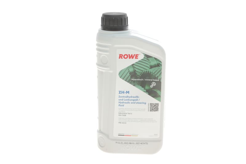 Жидкость для гидросистемы HIGHTEC ZH-M (1L) (минеральная) (янтарного цвета) ROWE