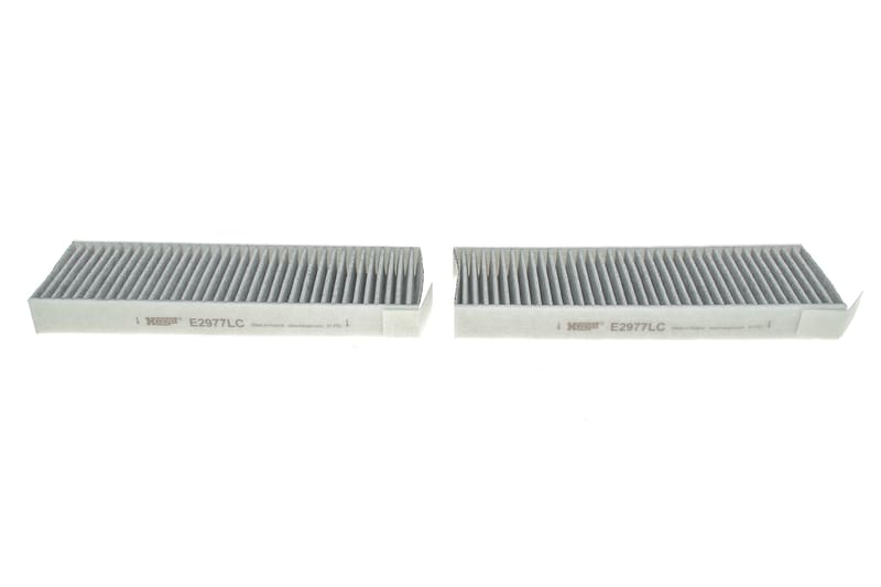 Фільтр салону Citroen Berlingo/Peugeot Partner 08- (к-кт 2шт.) (вугільний) HENGST FILTER