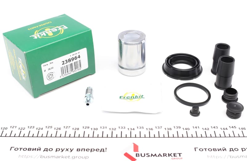 Ремкомплект супорта (заднього) MB C-class/E-class 07- (d=38mm) (Ate) (+поршень) FRENKIT