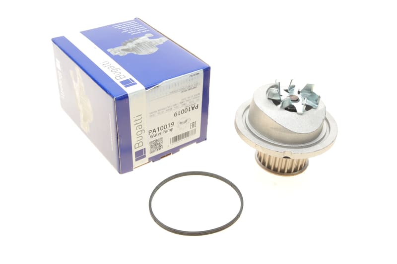 Помпа воды Opel Astra G/Combo/Corsa C/Vectra B/C/Zafira A/B 1.4 16V/1.6 16V 98- BUGATTI