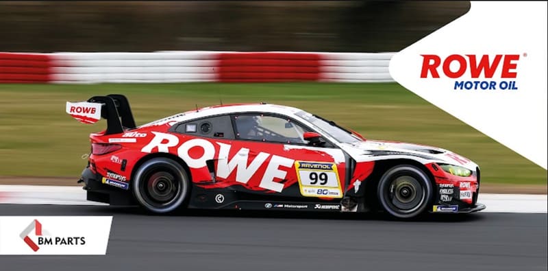 Банер ROWE та BM Parts 2000х1000мм  (фото спорткару збоку) ROWE