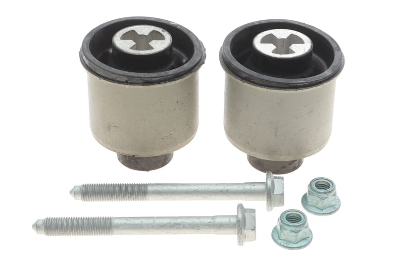 (к-кт 2шт. +болты) Сайлентблок балки (задней) Audi A3/Seat Leon/Skoda Fabia/Octavia/VW Bora/Golf 96- MEYLE