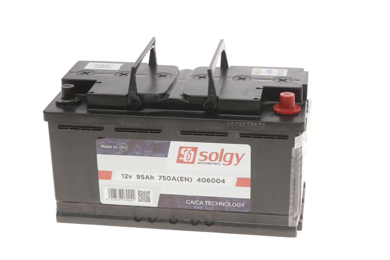 Акумуляторна батарея 95Ah/750A (353x175x190/+R) SOLGY