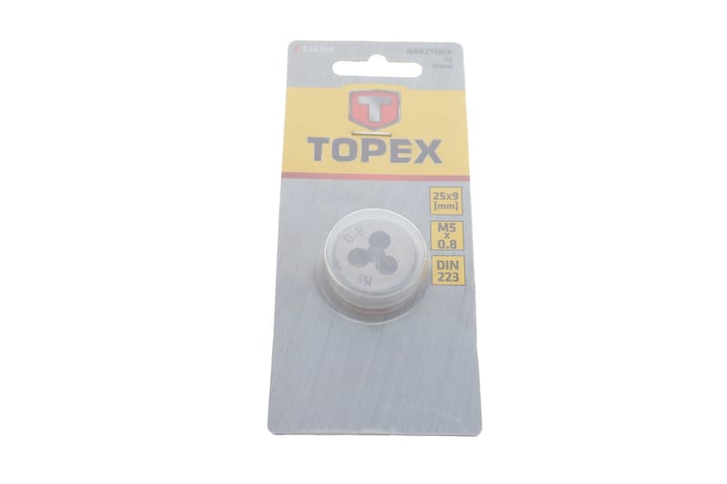 Інструмент для нарізки різьби (плашка) M5x0.8 TOPEX