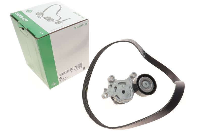 Комплект ремня генератора Citroen Berlingo/Peugeot Partner 1.6 HDi 08- (6PK 975) INA