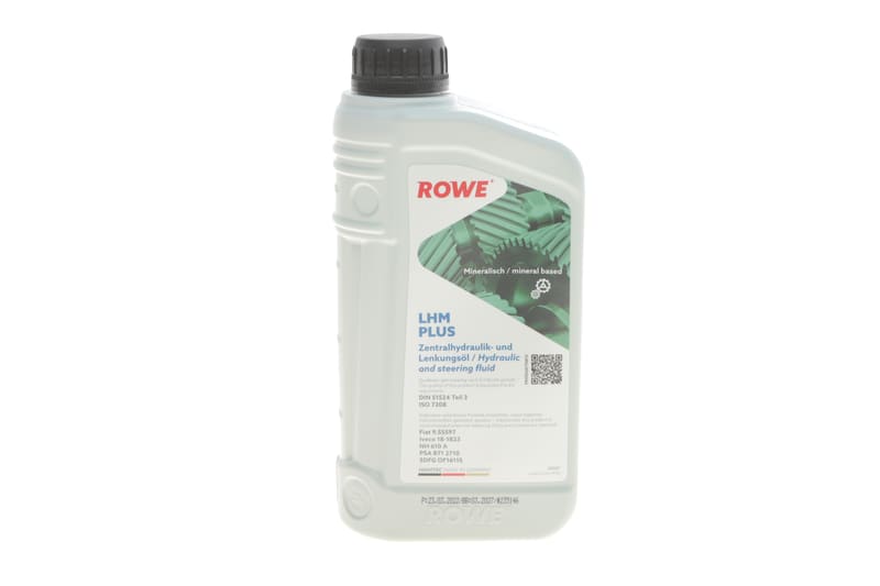 Жидкость для гидросистемы HIGHTEC LHM PLUS (1L) (минеральная) (зелёный) ROWE