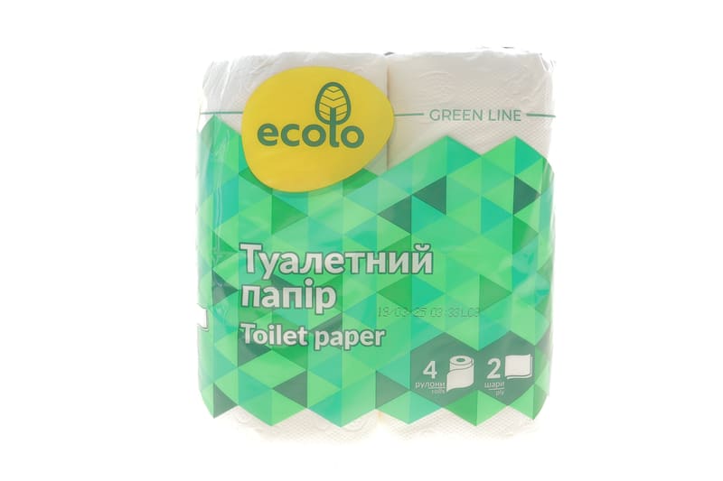 Папір туалетний Еколо 4шт РУТА