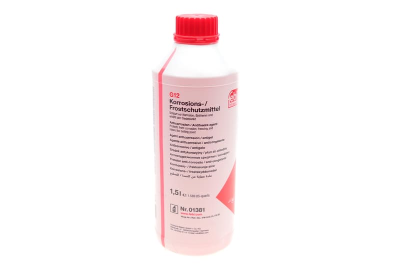 Антифриз (червоний) G12 (1,5 л) (Концентрат) FEBI BILSTEIN